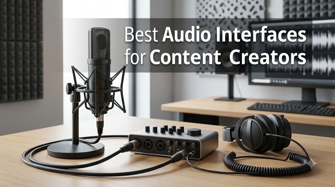 Best Audio Interfaces for Content Creators