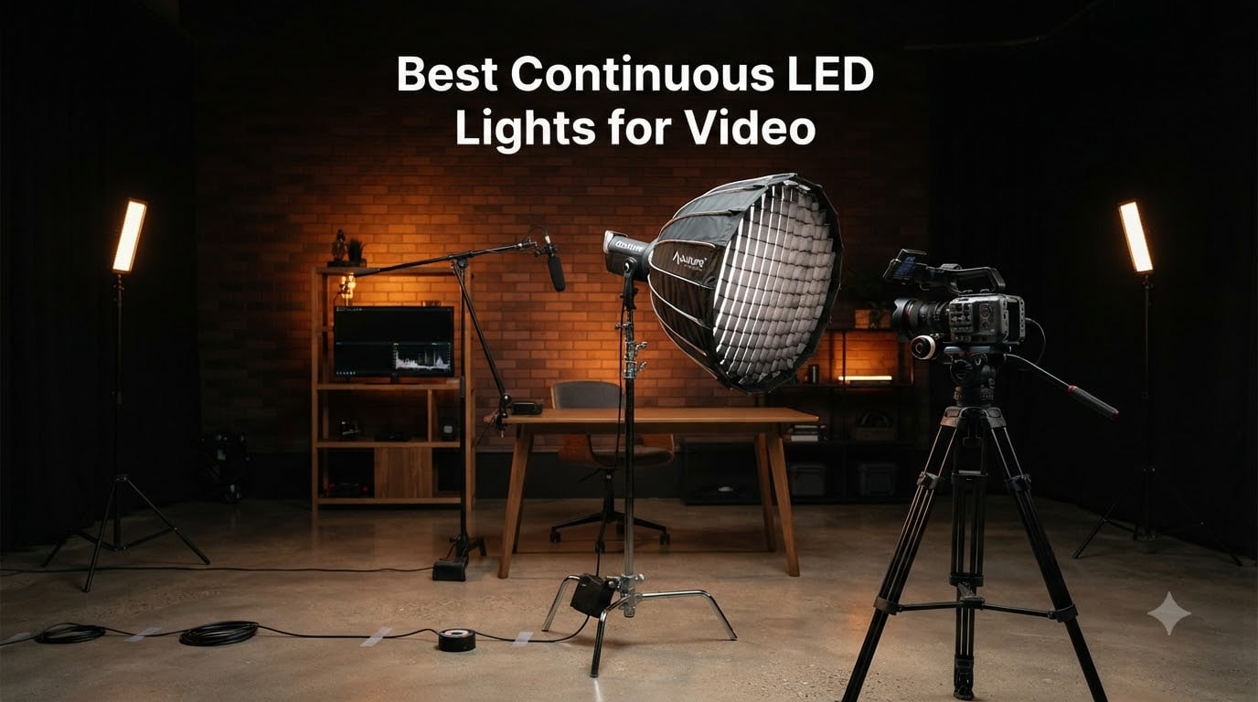 Best Continuous LED Lights for Video