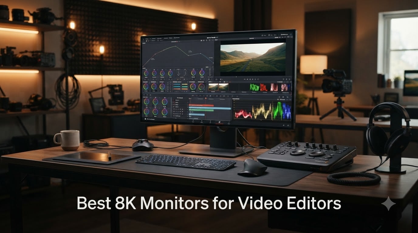 Best 8K Monitors for Video Editors
