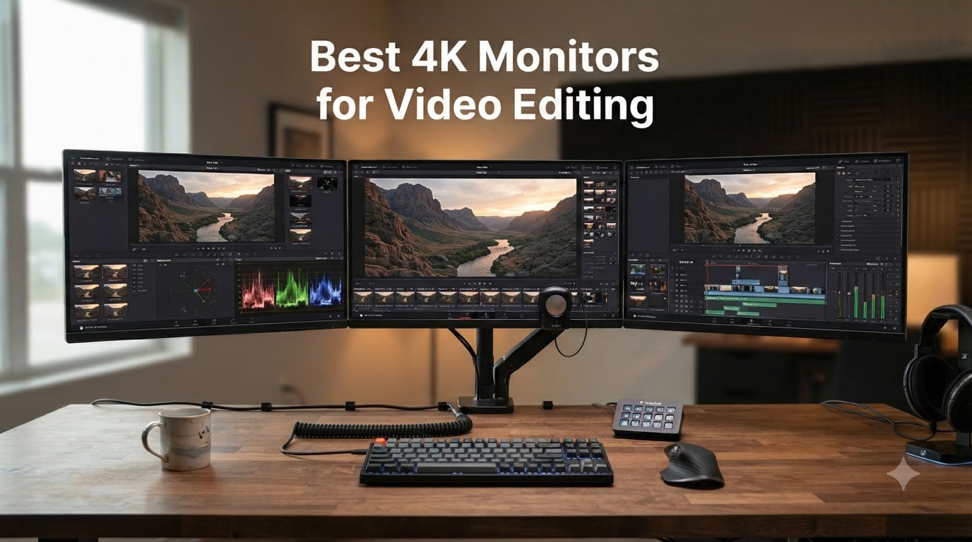 Best 4K Monitors for Video Editing