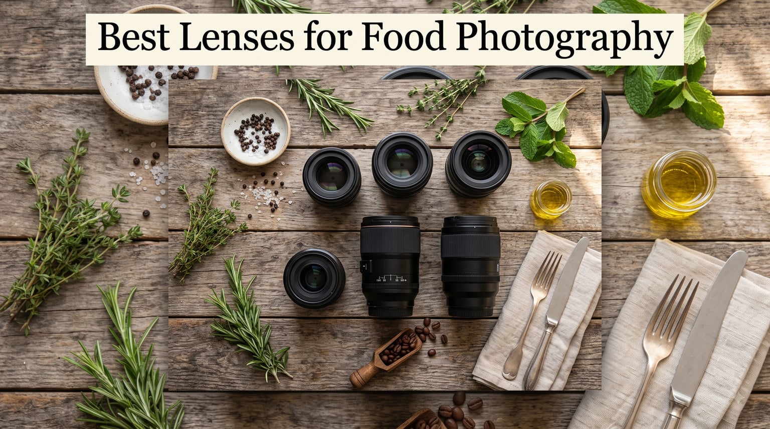 Best Lenses for Food Photography