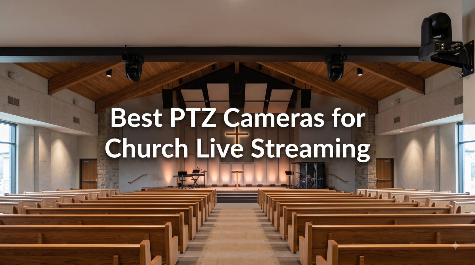 Best PTZ Cameras for Church Live Streaming