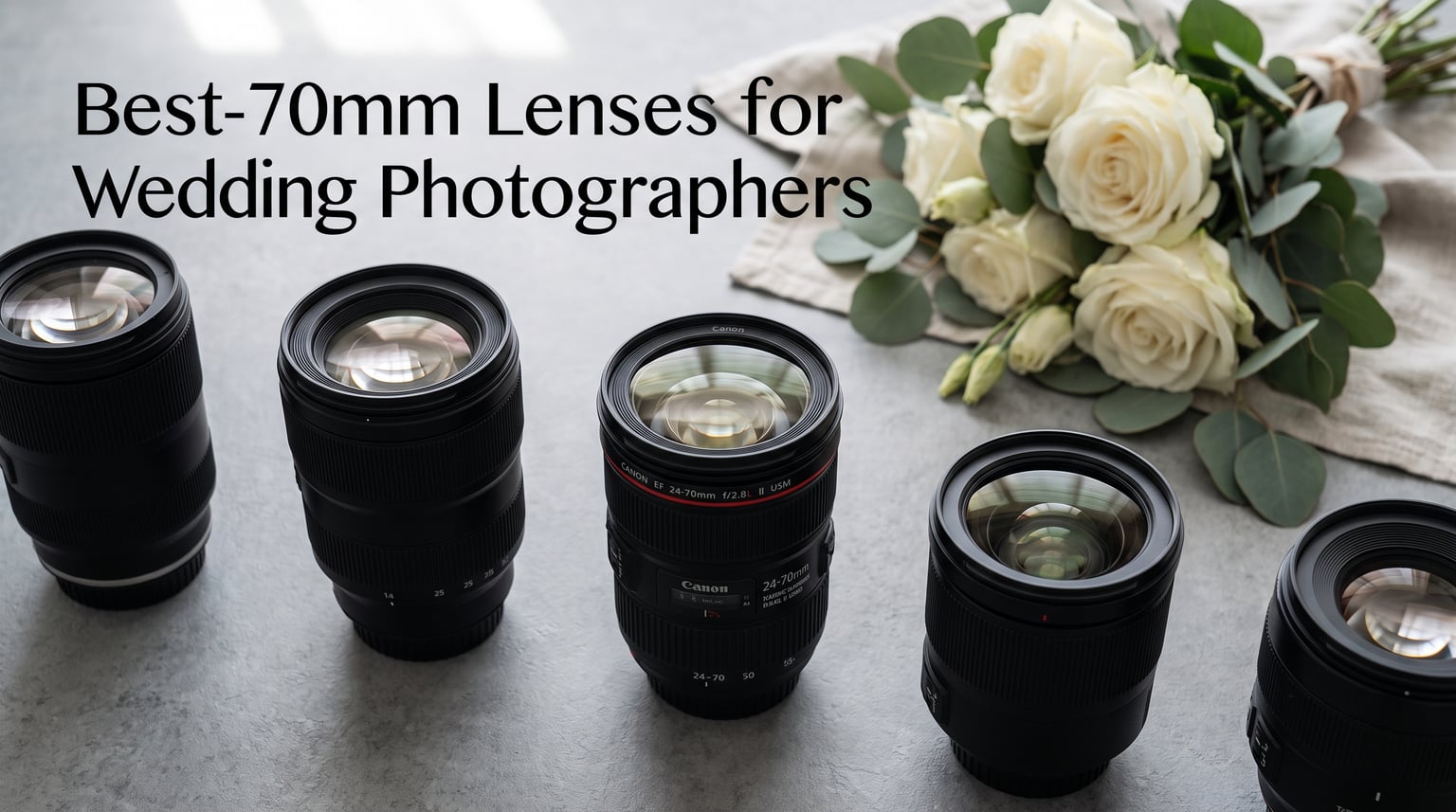 Best 24-70mm Lenses for Wedding Photographers