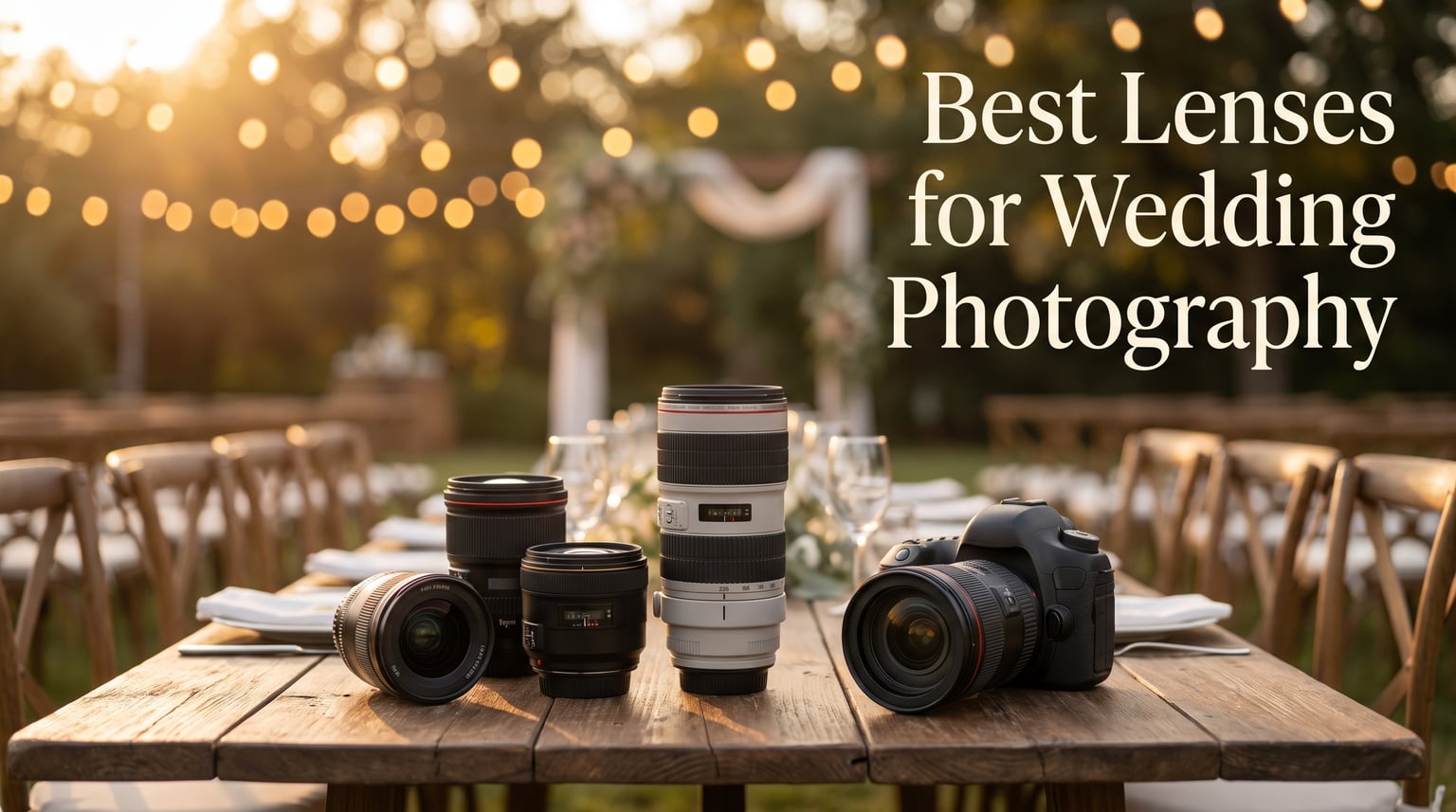 Best Lenses for Wedding Photography