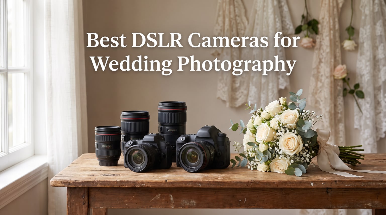 Best DSLR Cameras for Wedding Photography