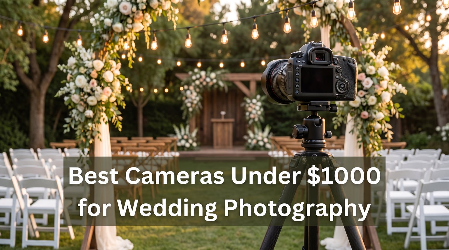 Best Cameras Under $1000 for Wedding Photography