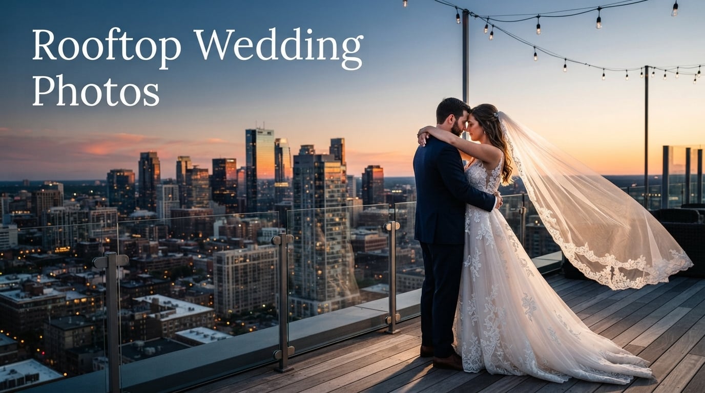 Rooftop Wedding Photos