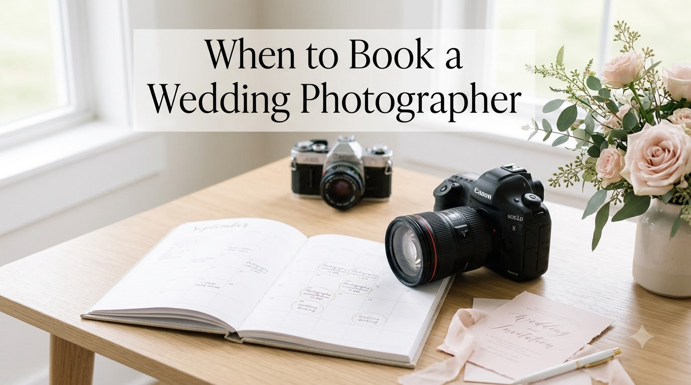 When to Book a Wedding Photographer