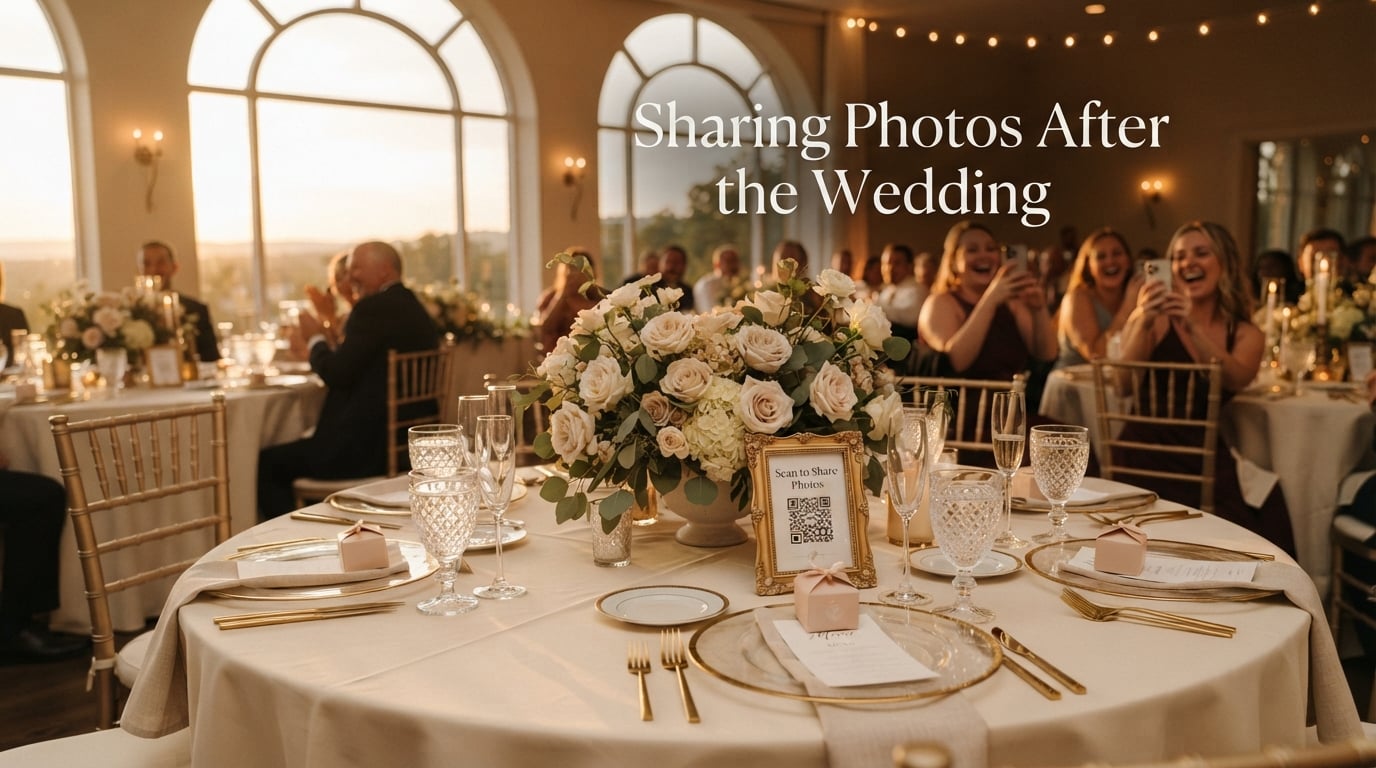 Sharing Photos After the Wedding