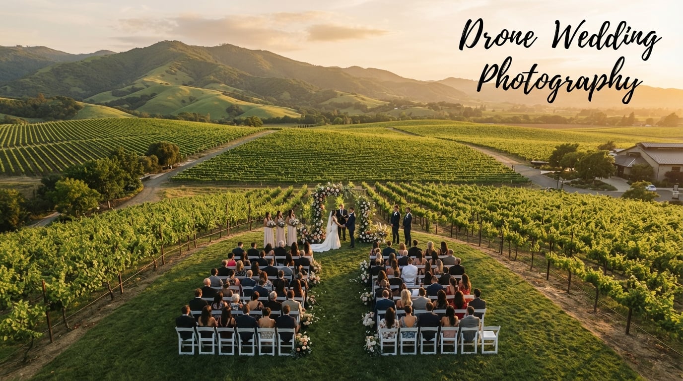 Drone Wedding Photography