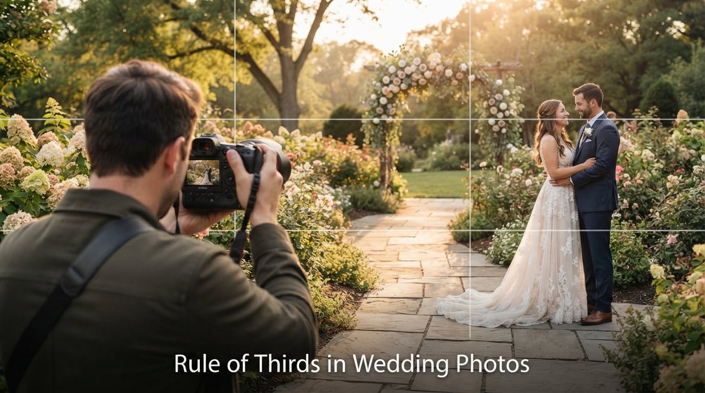 Rule of Thirds in Wedding Photos