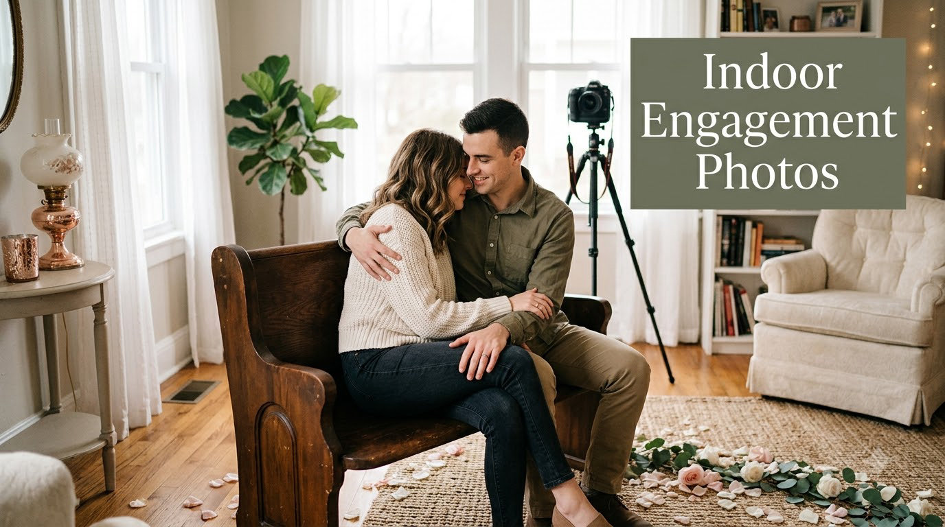 Indoor Engagement Photos