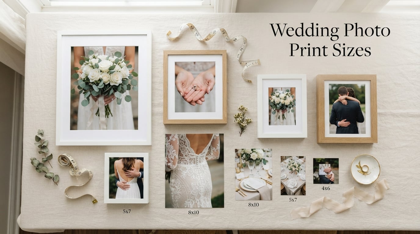 Wedding Photo Print Sizes