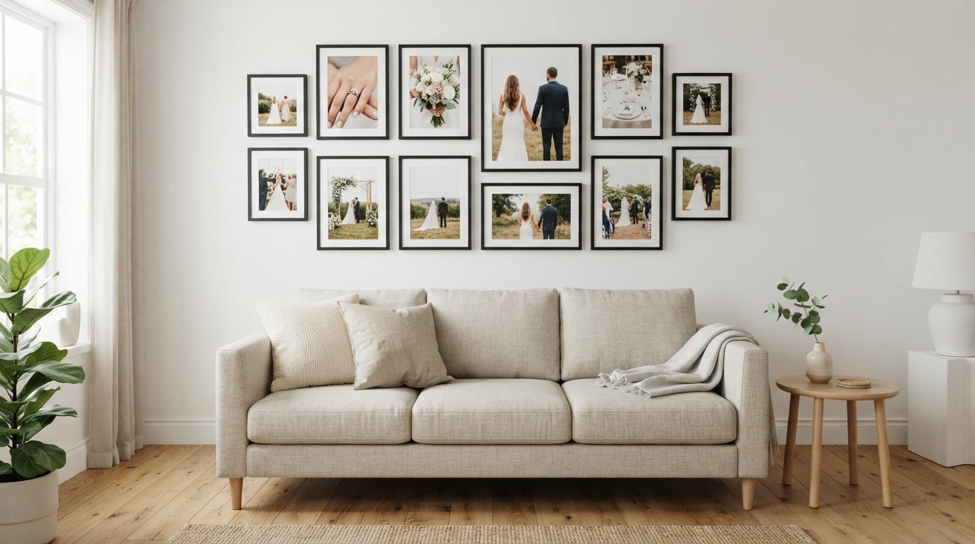 How to Display Wedding Photos