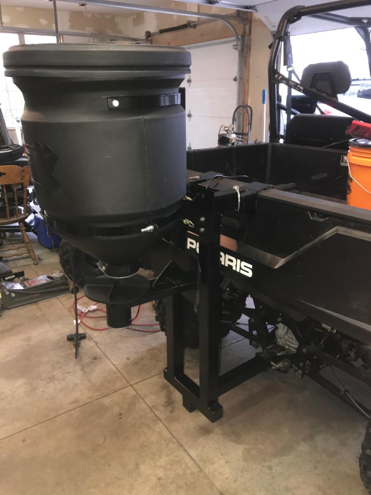 Buyers Products ATVS15A ATV 12V Broadcast Spreader 15 Gallon Hopper customer photo 2