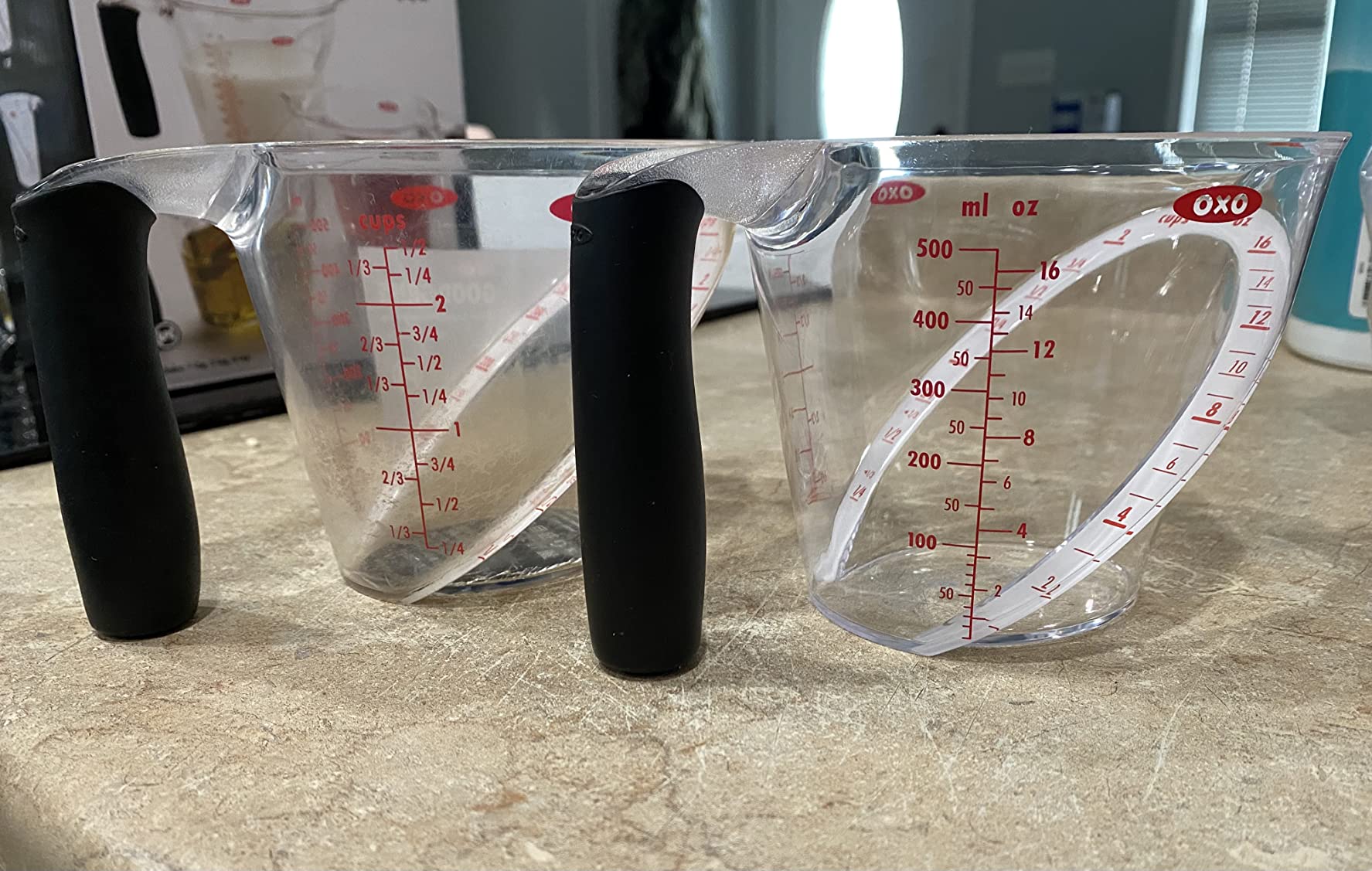 OXO Good Grips Angled Measuring Cups with Markings, Multi Size 3-Piece Set customer photo 2