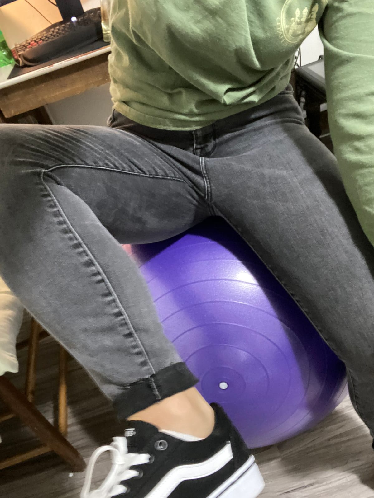 Gaiam Balance Ball Kit, Anti-Burst Stability Ball with Pump customer photo 2