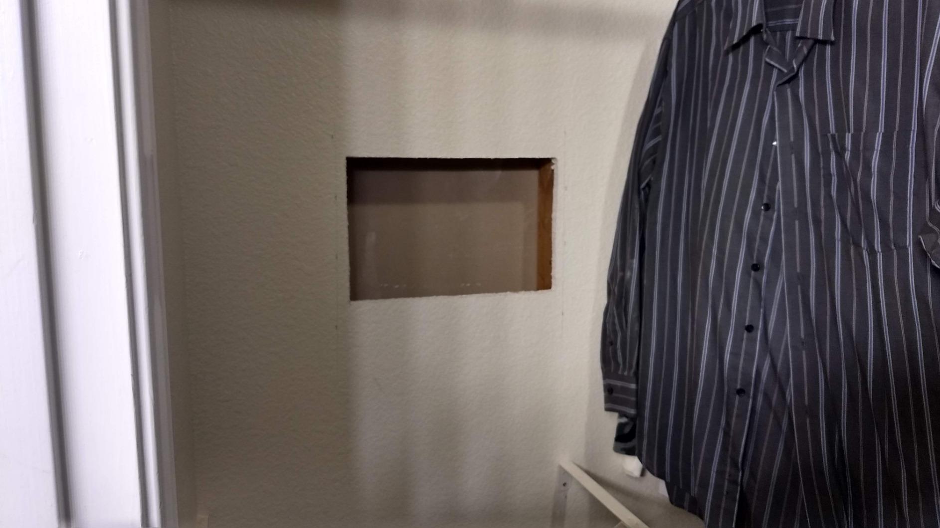 First Watch - Homak Between the Studs High Security Steel Tall Wall Safe, White, WS00018002 customer photo 2