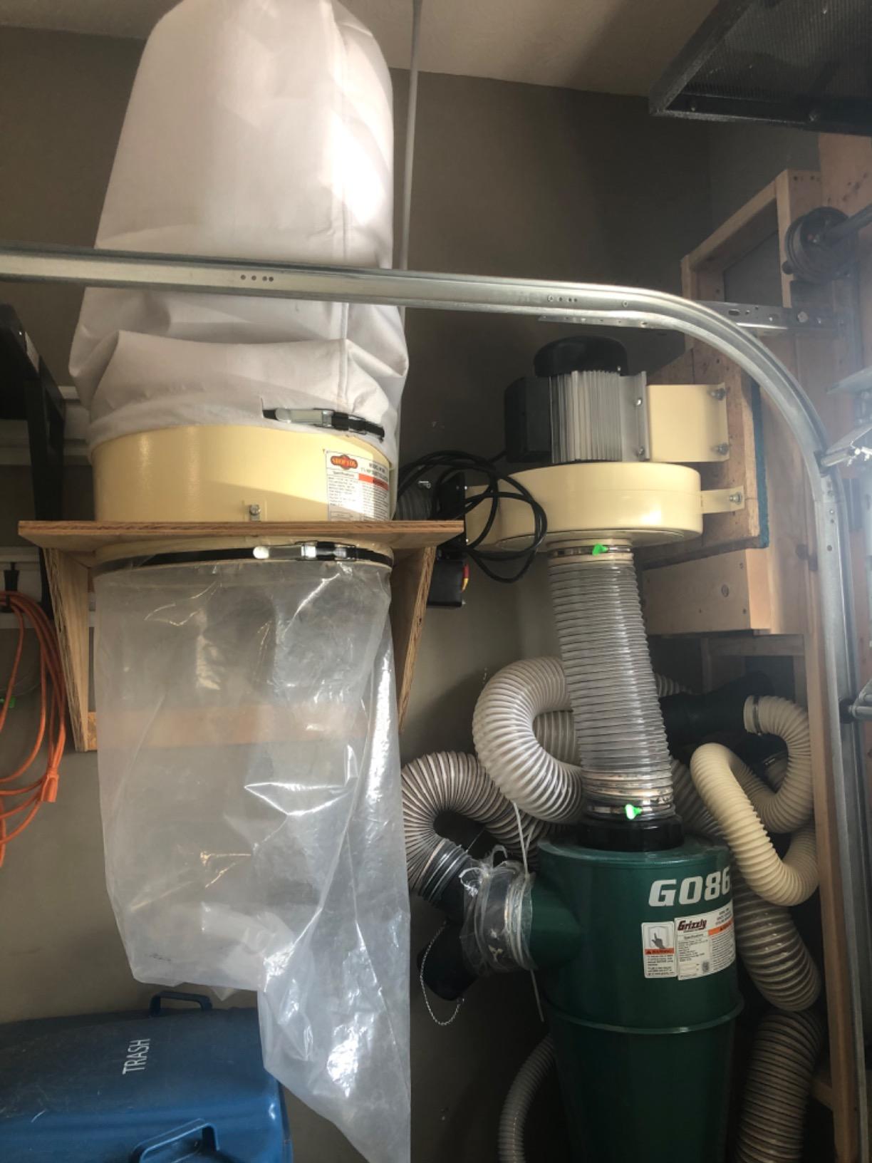 Shop Fox W1685-1-1/2 HP Dust Collector,White customer photo 2