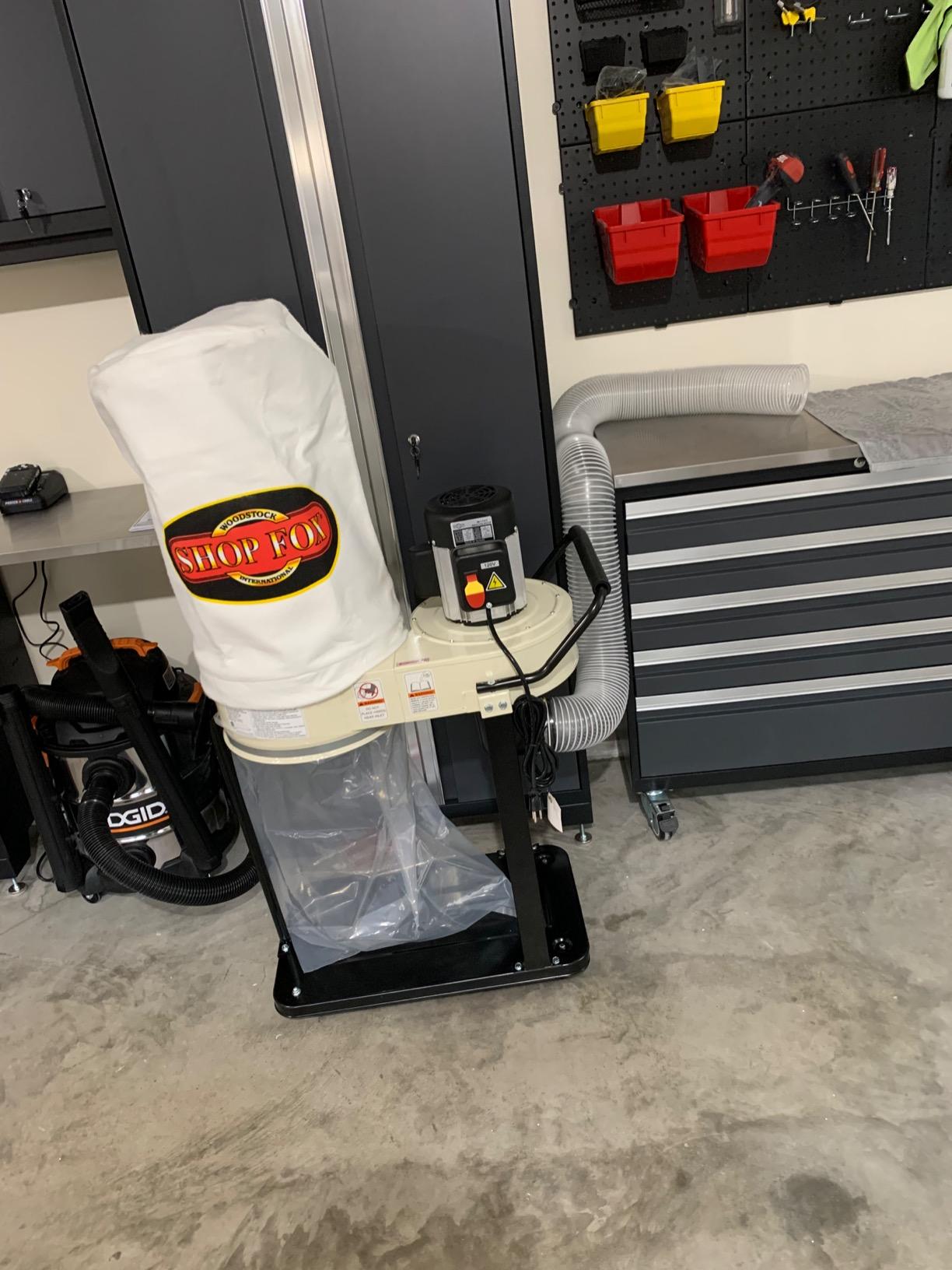 SHOP FOX Portable W1727 1 HP Dust Collector customer photo 1