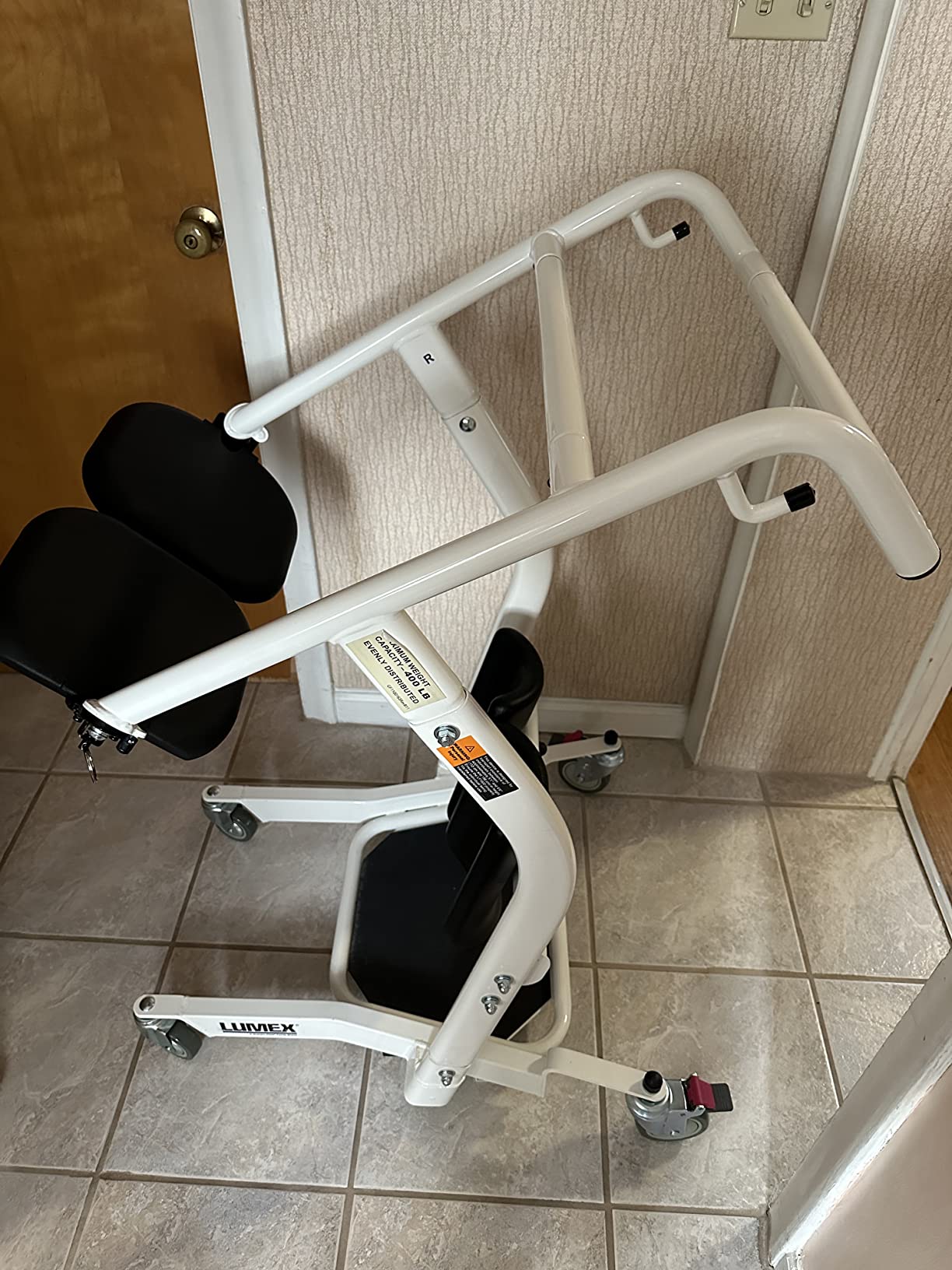 Lumex LF1600 Stand Assist, Sit to Stand Patient Lift for Elderly Seniors, Chair Transfer & Standing Support Aid customer photo 2