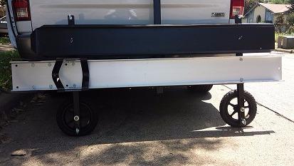 Black Widow Steel and Aluminum Motorcycle Hitch Carrier, 6 Ft Ramp, 600 lb customer photo 2