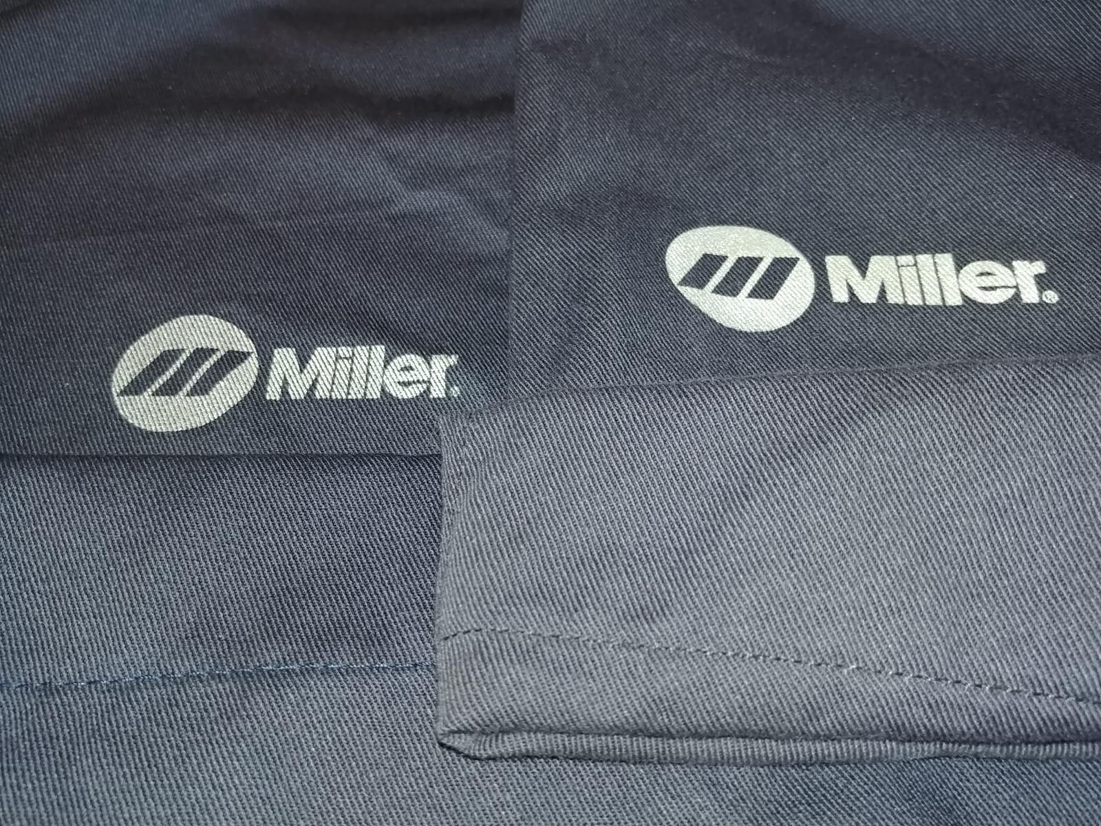 Miller Classic Cloth Welding Jacket, 9oz Navy Cotton, XL, Flame Resistant customer photo 2