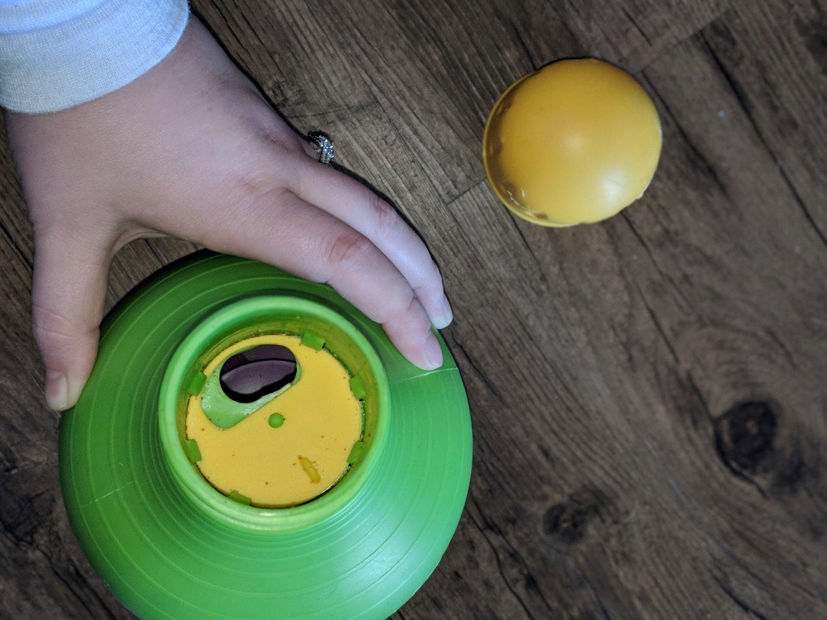 KONG Wobbler, Interactive Treat-Dispensing Dog Toy, for Medium/Large Dogs customer photo 1