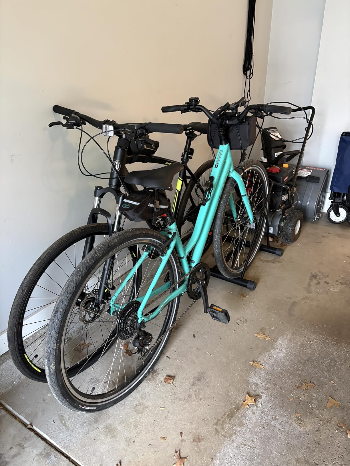 Bike Rack – Dual Bicycle Stand for Mountain, Road, or Kid’s Bikes – Indoor or Outdoor Steel Bicycle Storage – Tire Rack for Truck by RAD Cycle customer photo 1
