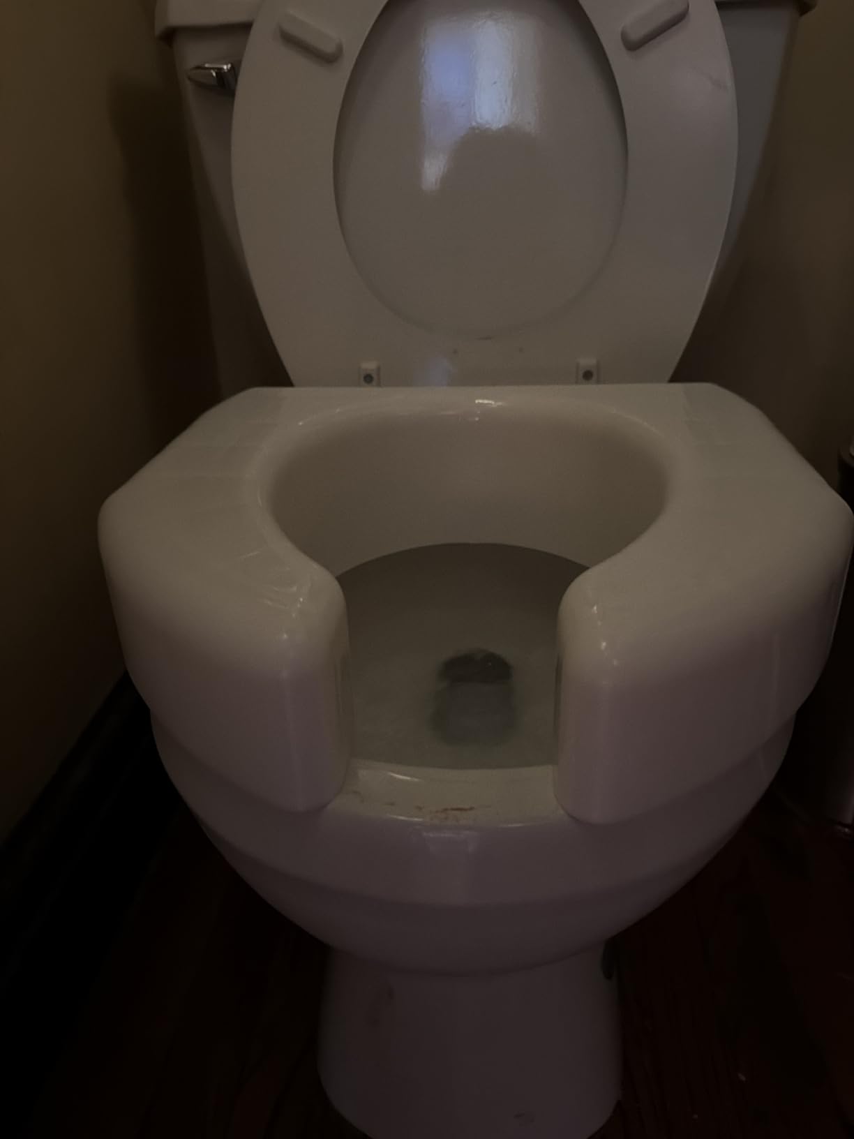 SP 3 Inch Extender Booster Elevated Raised Toilet Seat Risers for Seniors Adults Elderly Handicap Disabled Fits Most Standard and Elongated Toilets - White customer photo 1