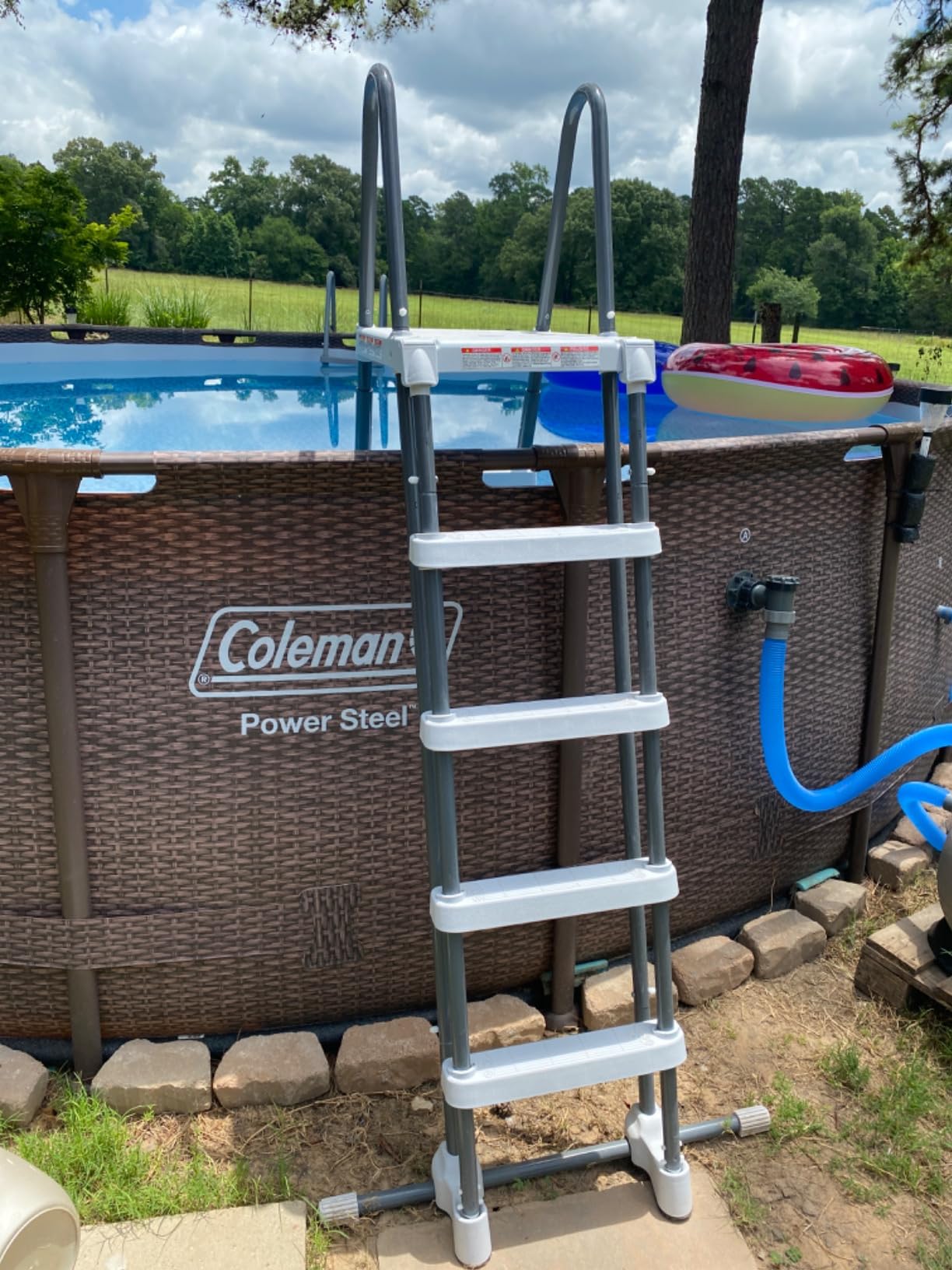 Intex Deluxe Pool Ladder with Removable Steps customer photo 2