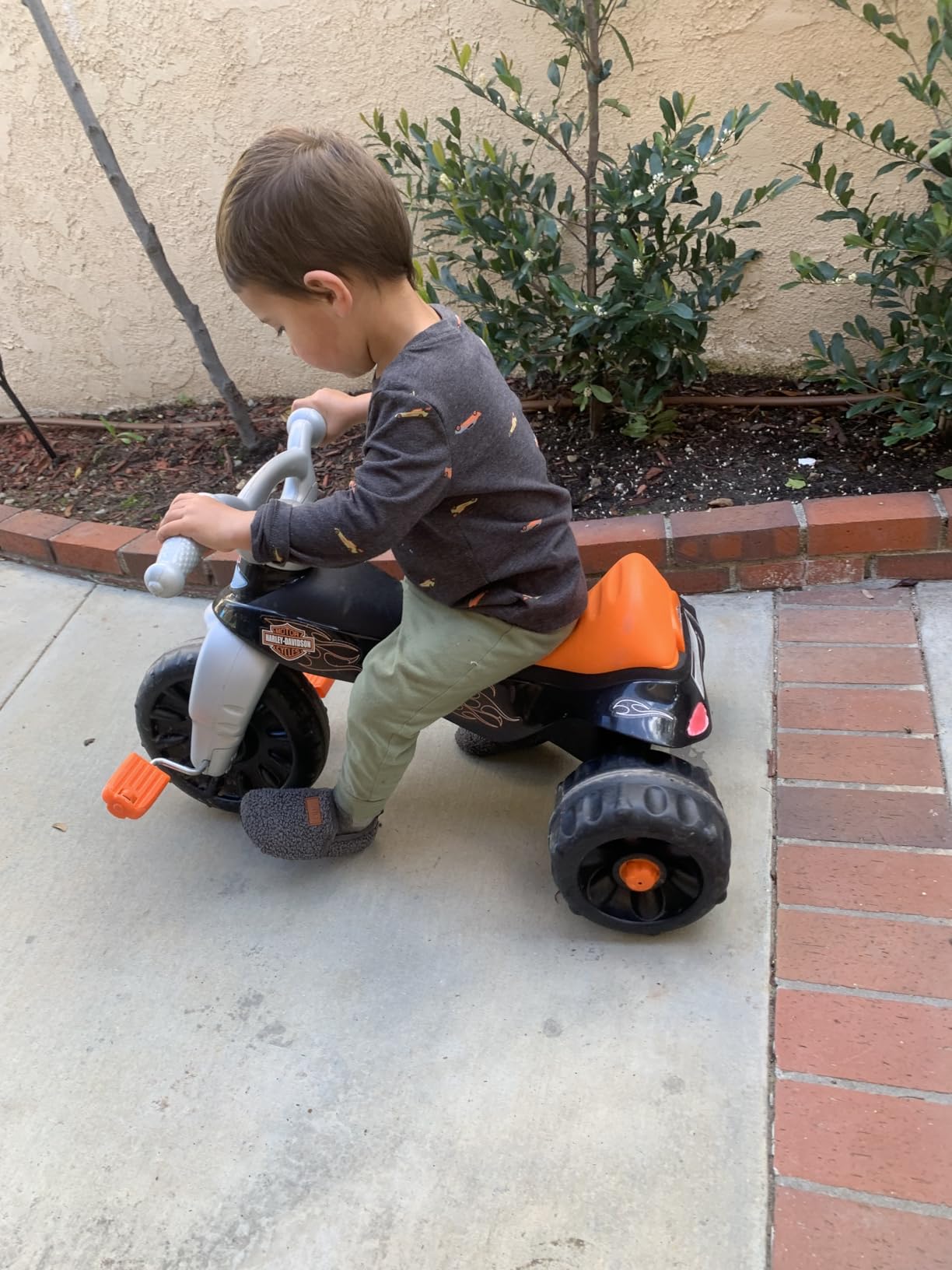 Fisher-Price Harley-Davidson Tough Trike Toddler Toy, Max 55 lb customer photo 2