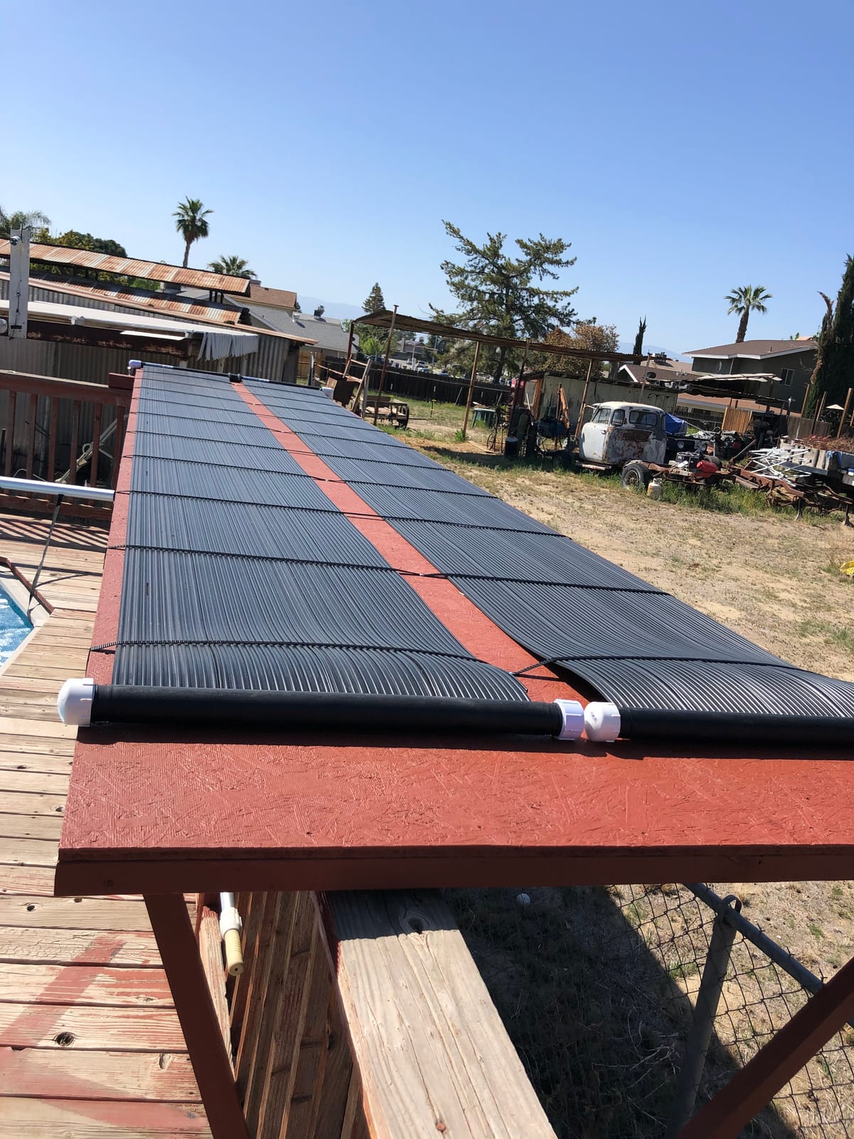 SunHeater Aboveground Pool Heating System, Includes Two 2’ x 20’ Panels (80 sq. ft.) – Solar Heater Made of Durable Polypropylene, Raises Temperature Up to 15°F – S421P, Black customer photo 2