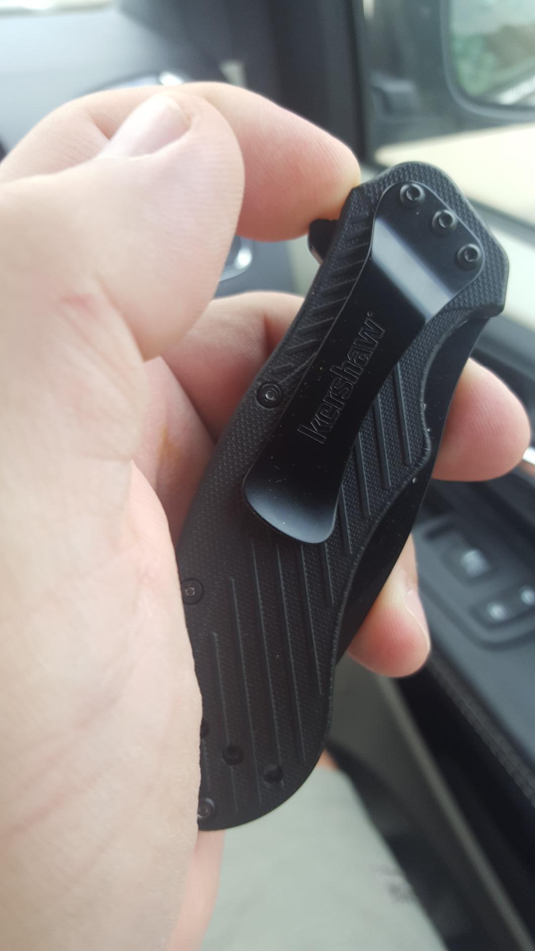 Kershaw Clash Pocket Knife, Black customer photo 1