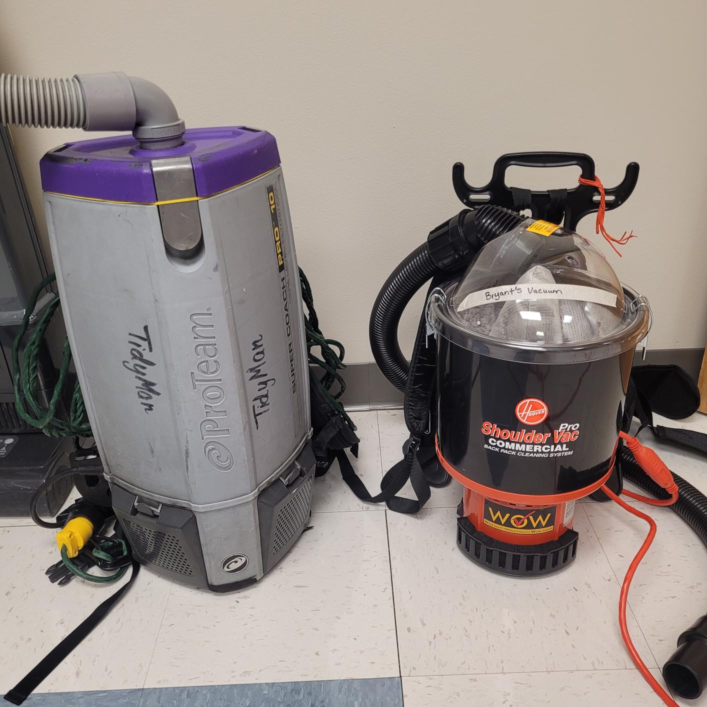 Hoover Commercial Shoulder Vac Pro Bagged Backpack Vacuum Cleaner customer photo 1