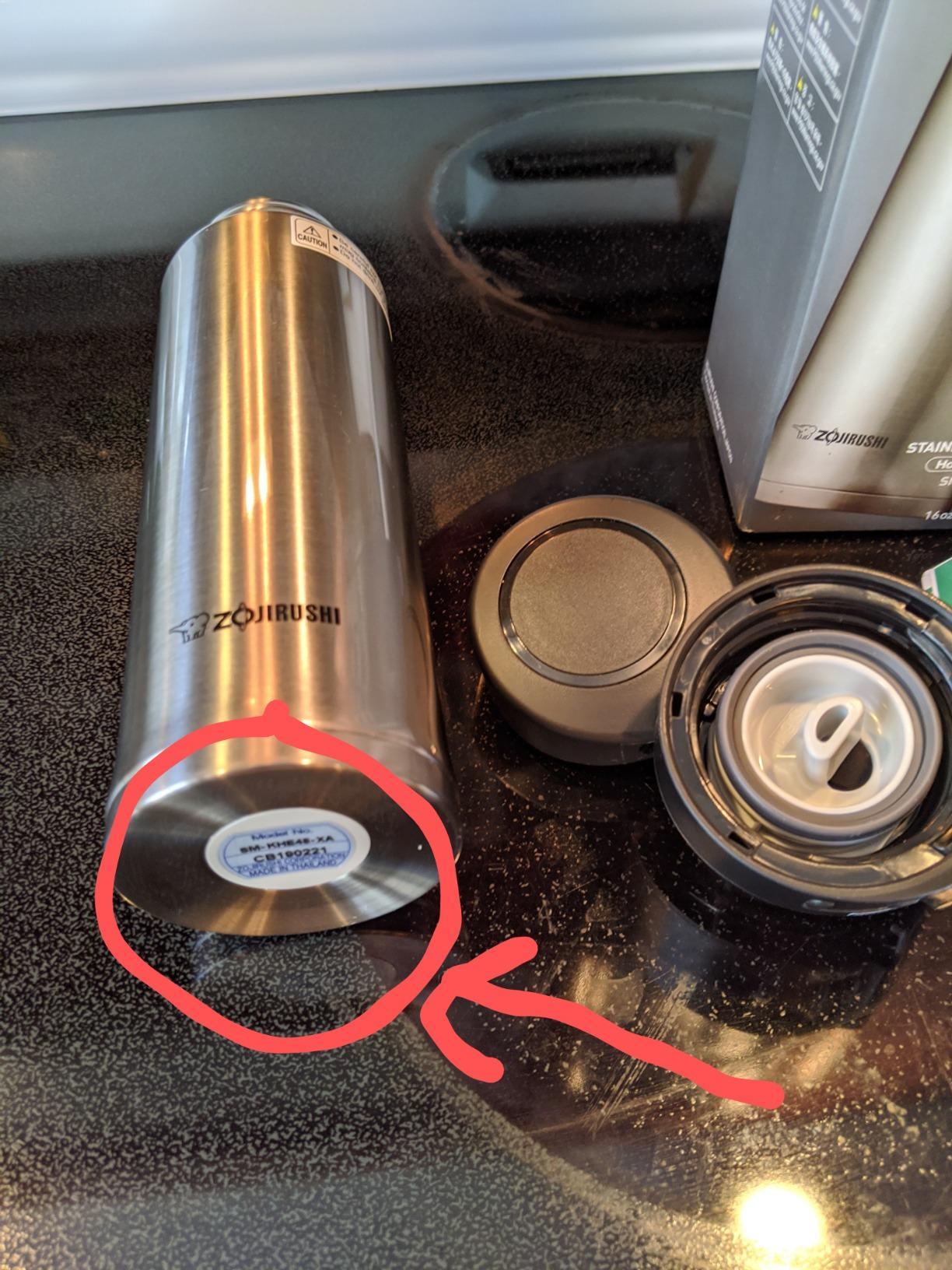 Zojirushi Stainless Steel Mug, 16oz, Smoky Blue customer photo 1