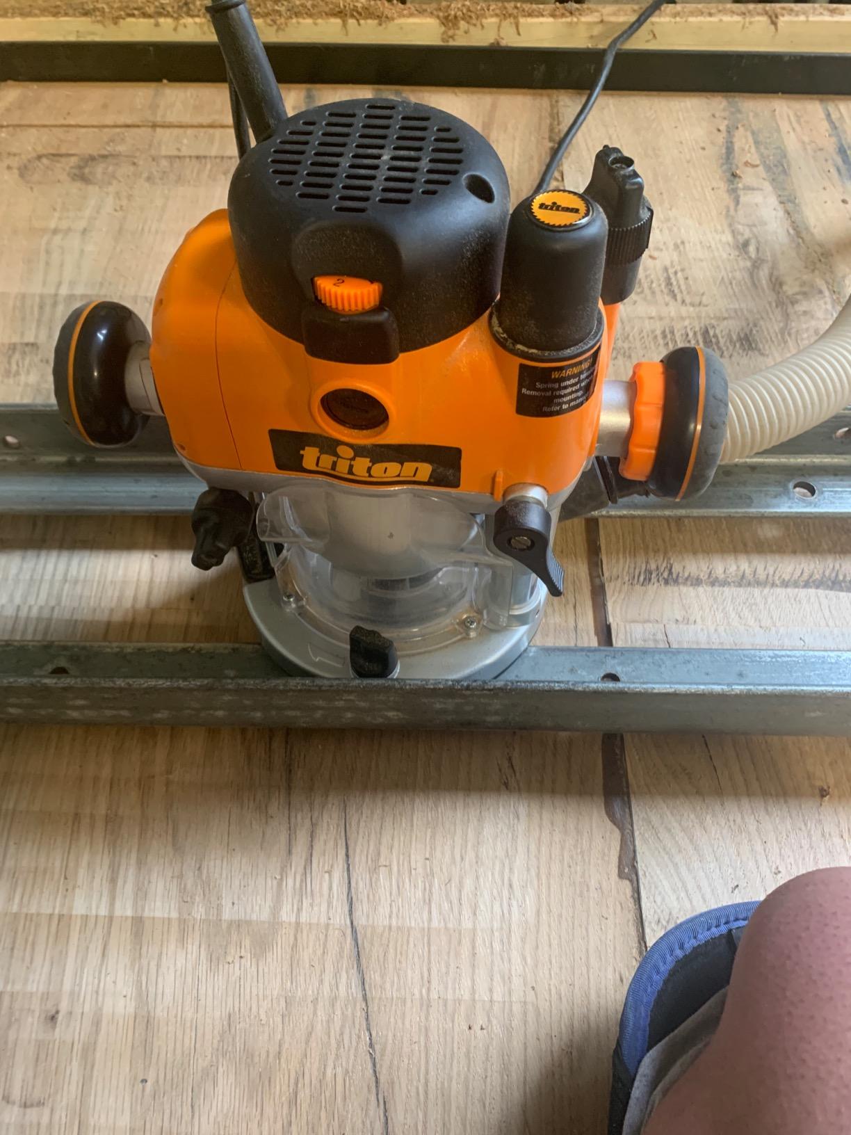 Triton TRA001 3-1/4 HP Dual Mode Precision Plunge Router customer photo 2