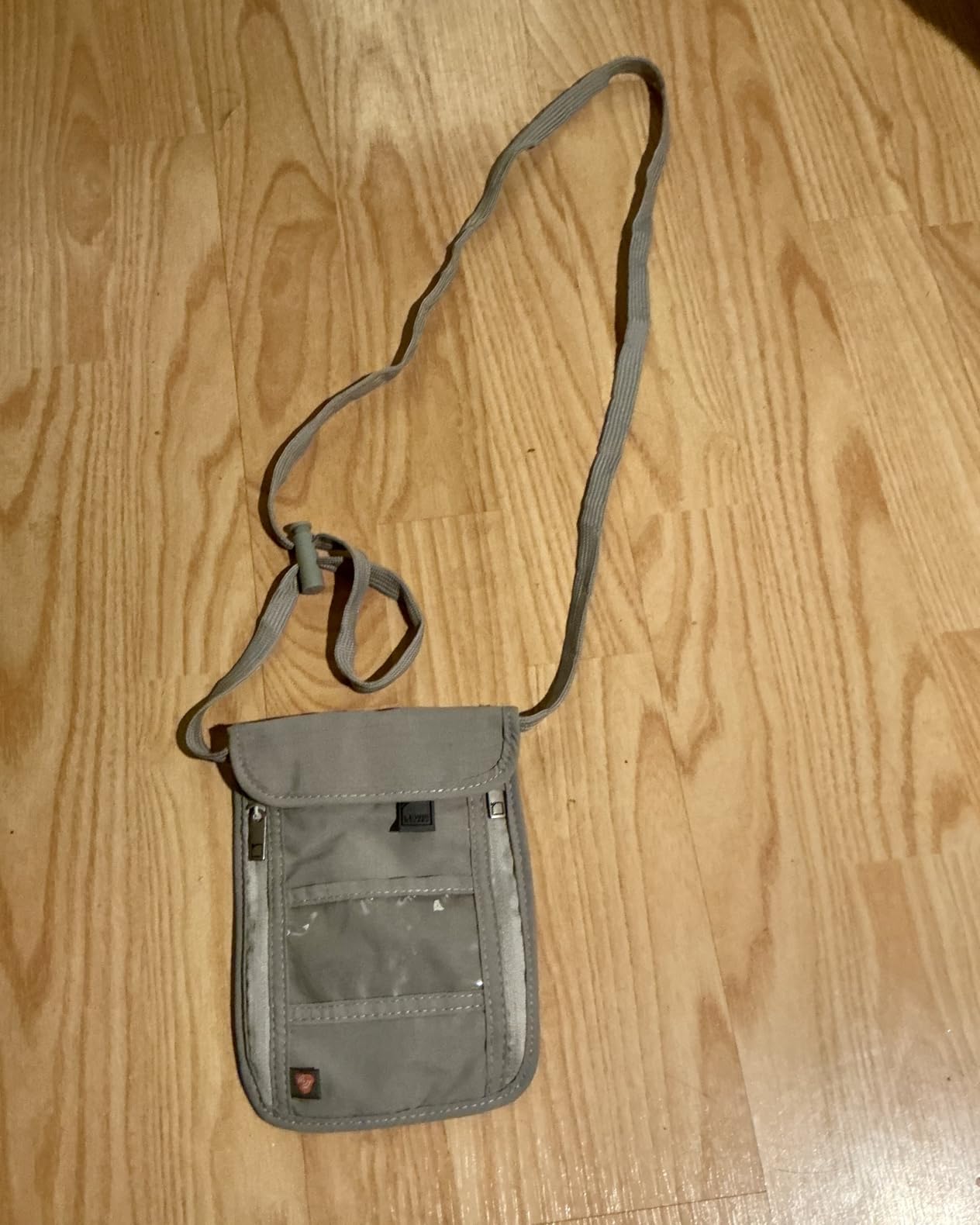 Lewis N. Clark RFID Blocking Stash Neck Wallet, Travel Pouch + Passport Holder for Women & Men, Taupe customer photo 1