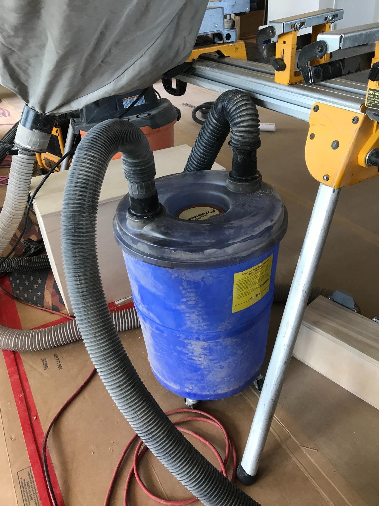 Rockler Dust Right Dust Separator w/ 36” Hose & 10Ga Bucket for Shop Vac customer photo 1