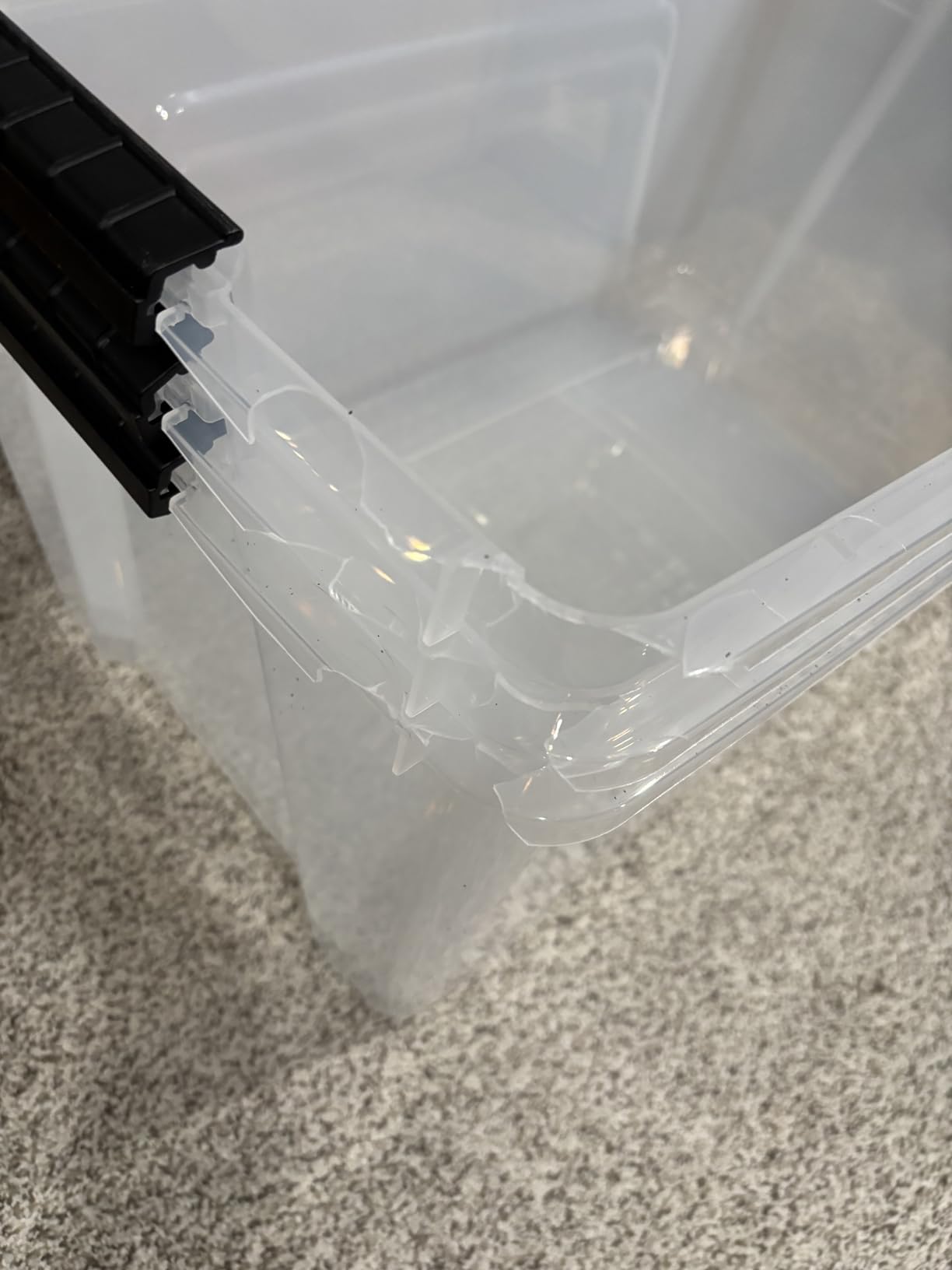 IRIS USA 6-Pack 54 Quart Storage Bins with Lids, Clear customer photo 1