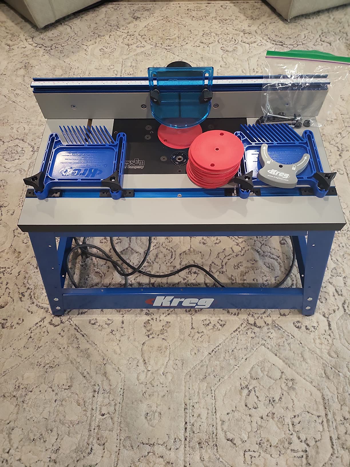Kreg PRS2100 Bench Top Router Table - Full Size Portable Router Table for Workshops - Workbench Accessory - Holiday Home Improvement Gifts for Him customer photo 2