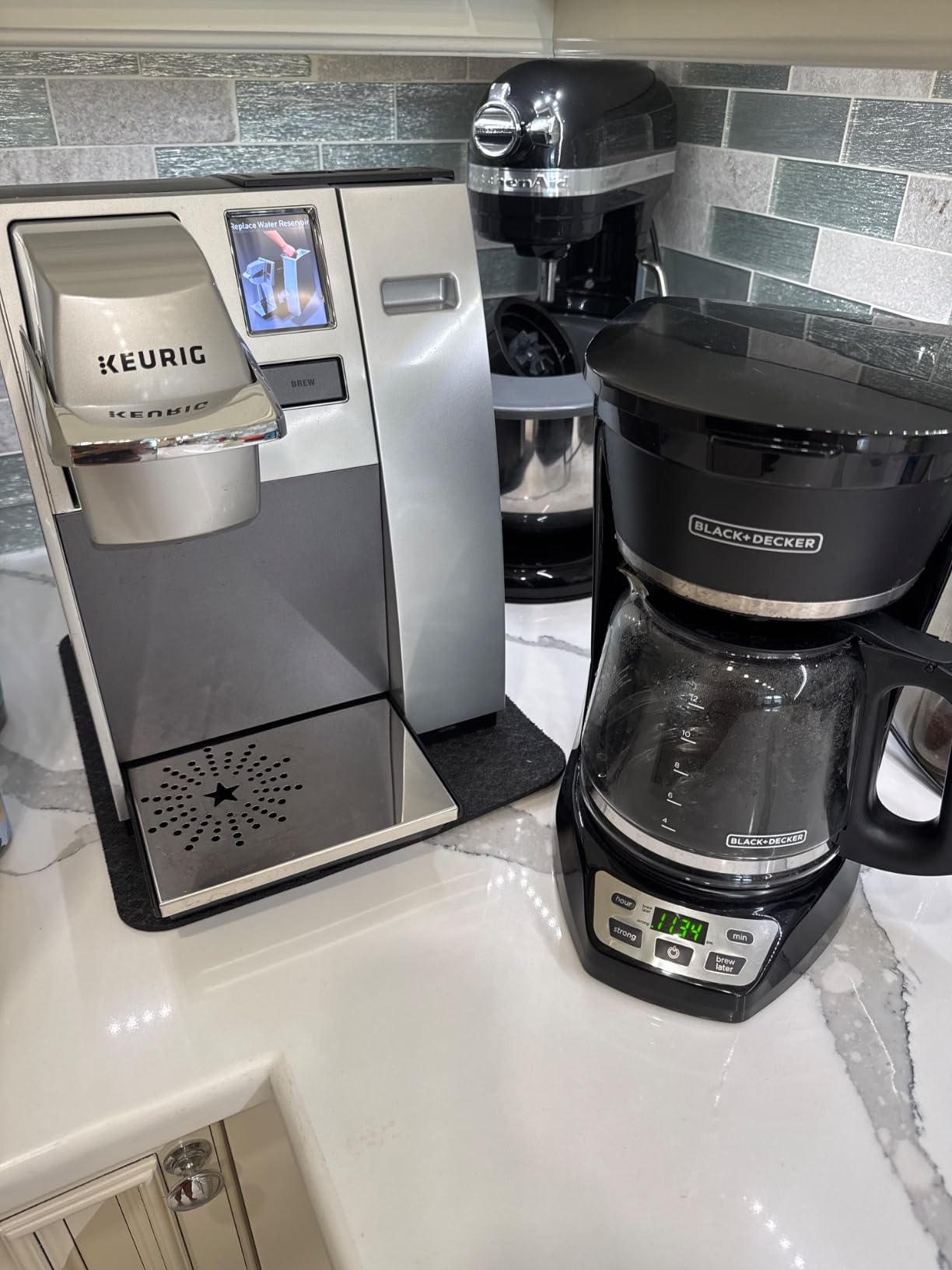 Keurig K155 Office Pro Single Cup Commercial K-Cup Pod Coffee Maker, Silver customer photo 2