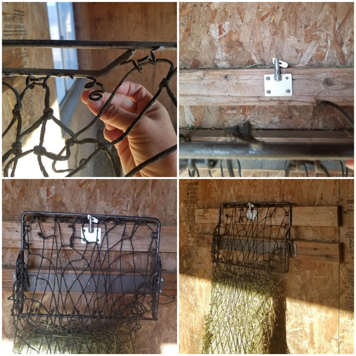 Tough 1 Hay Hoops Original Collapsible Wall Feeder w/Net customer photo 1