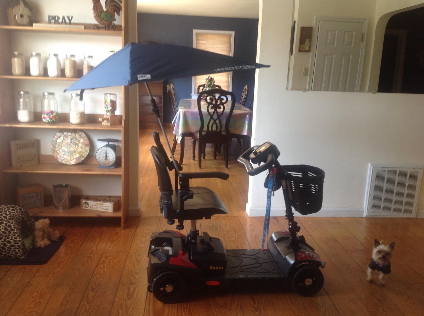 Drive Medical Scout Compact Travel Power Scooter, 4 Wheel Design customer photo 1