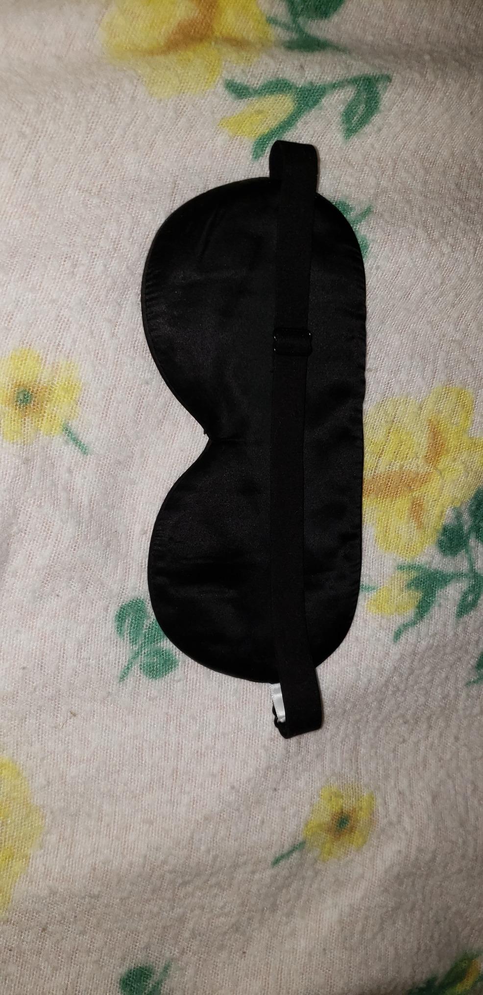 Alaska Bear Sleep Mask Silk Eye Cover with Shaped Pad, Machine Washable customer photo 2