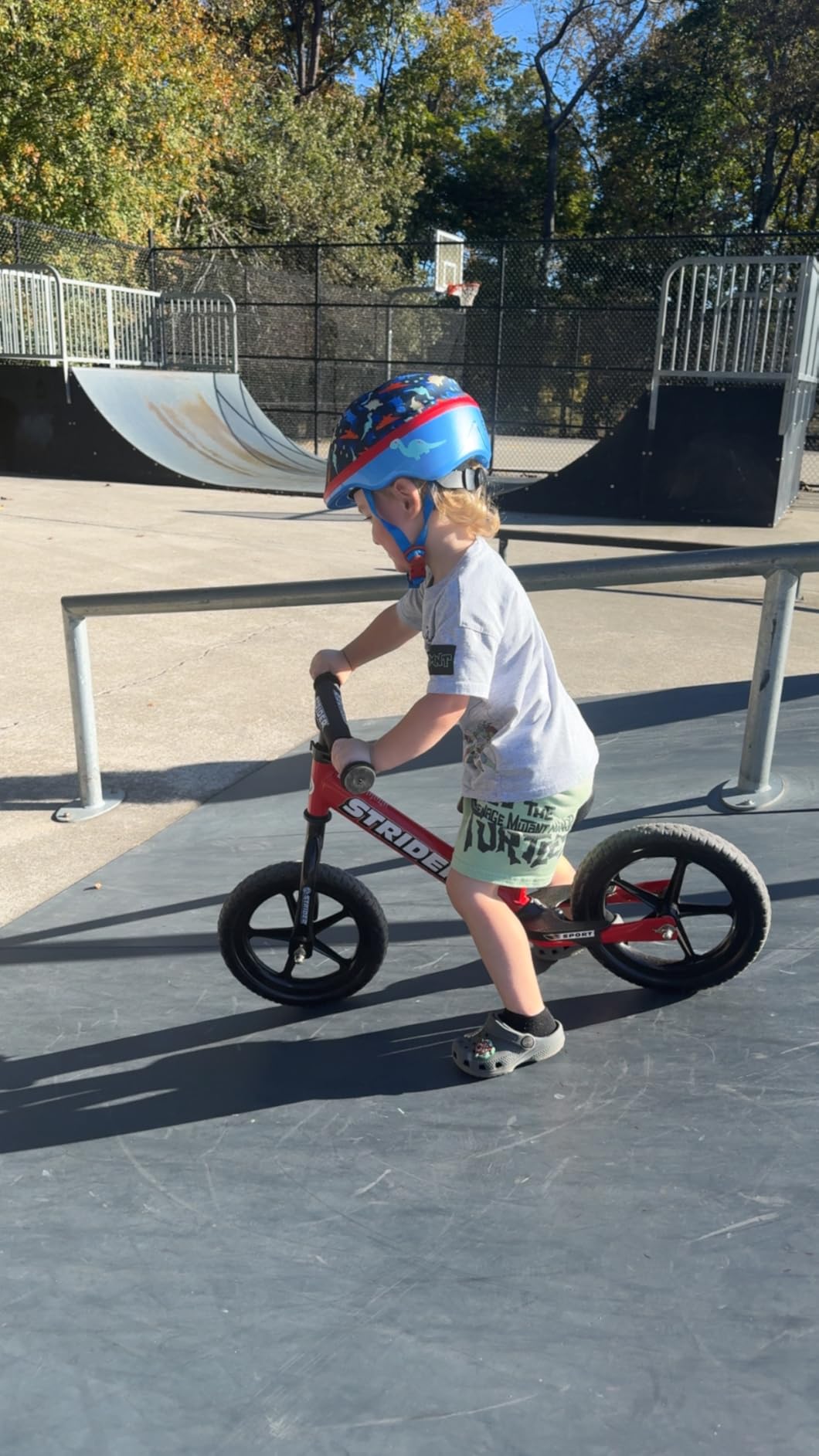 Strider 12 Sport, No Pedal Balance Bike for Kids Ages 1–4 Years, Blue customer photo 2