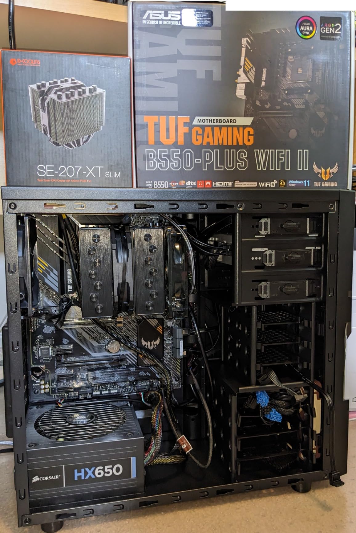 Thermaltake Versa H21 SPCC ATX Mid Tower Computer Chassis CA-1B2-00M1NN-00,Black customer photo 2
