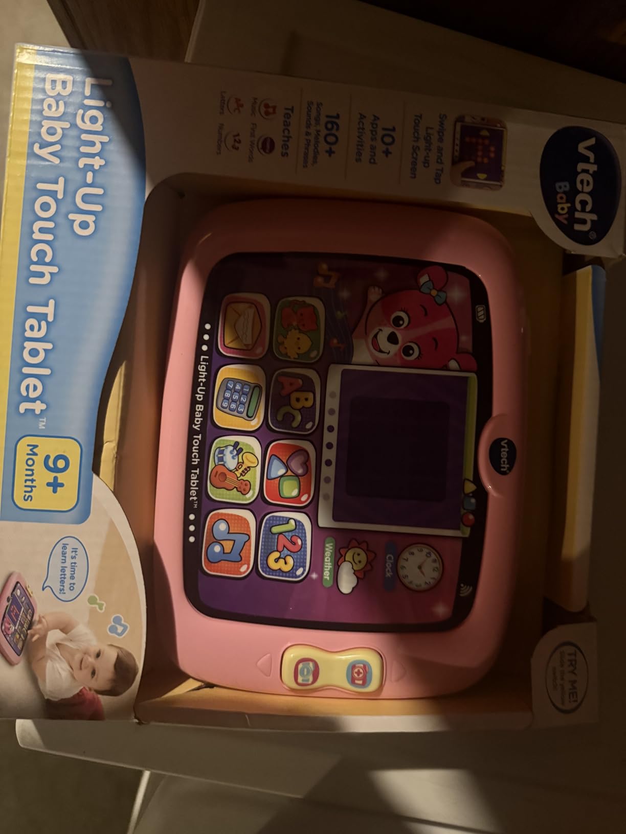 VTech Light-Up Baby Touch Tablet, Pink customer photo 2