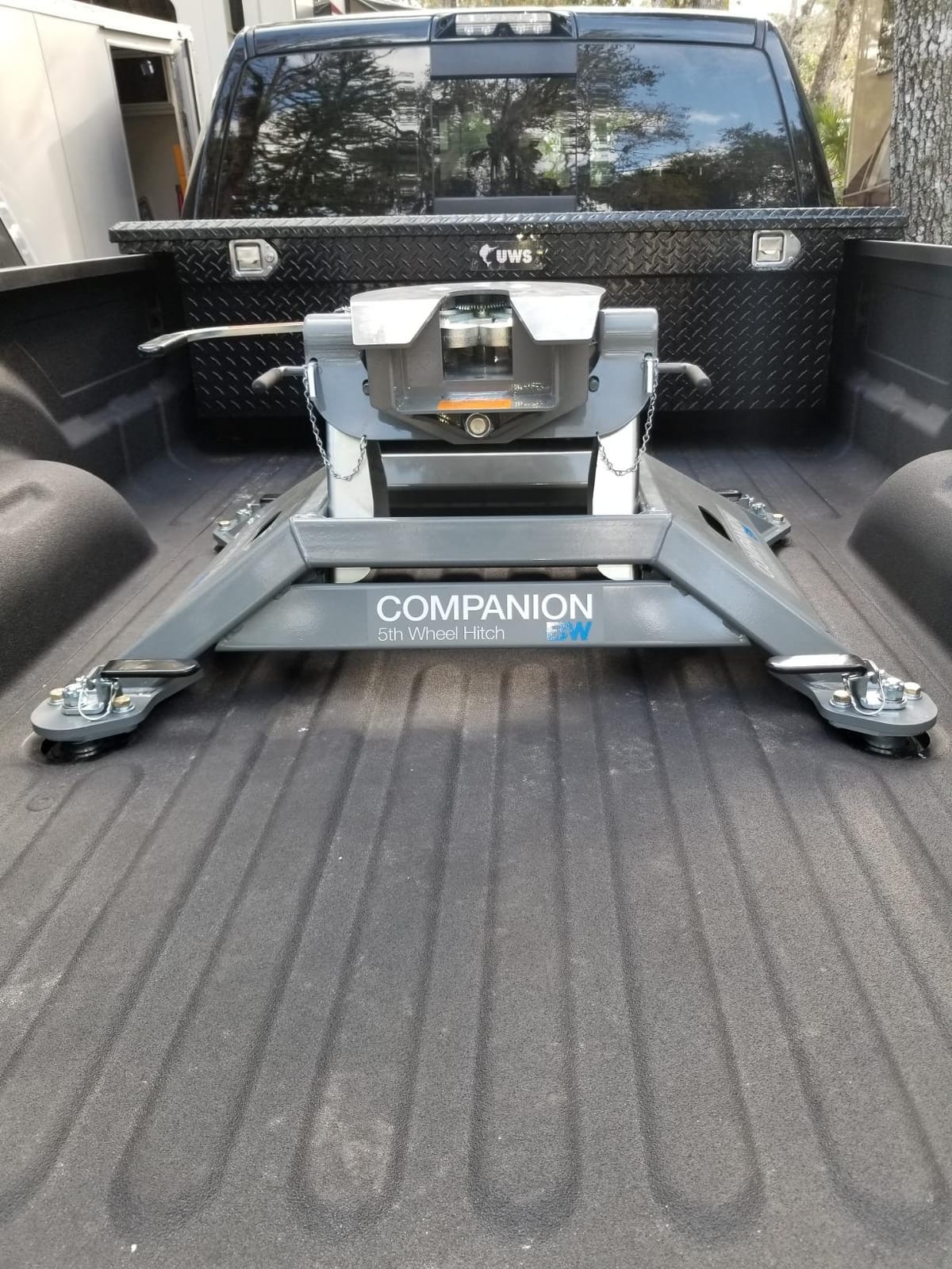 B&W Trailer Hitches 25K Companion OEM Fifth Wheel Hitch - Compatible with Ram OEM Puck System - RVK3600 customer photo 2