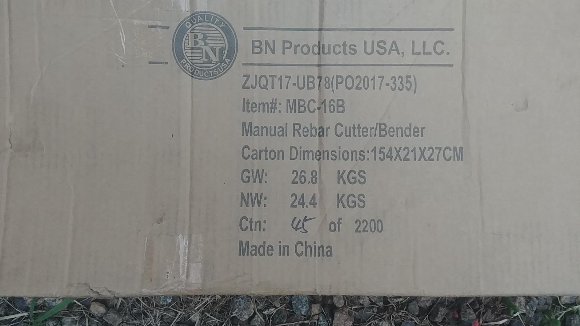 MBC-16B 1 Manual Bender/Cutter, Orange customer photo 2